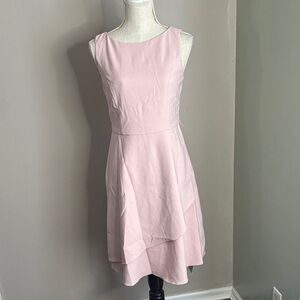 MOTF Soft Pink Asymmetrical Dress